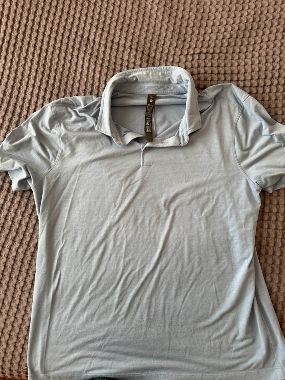 lululemon athletica Light Blue Men's Polo